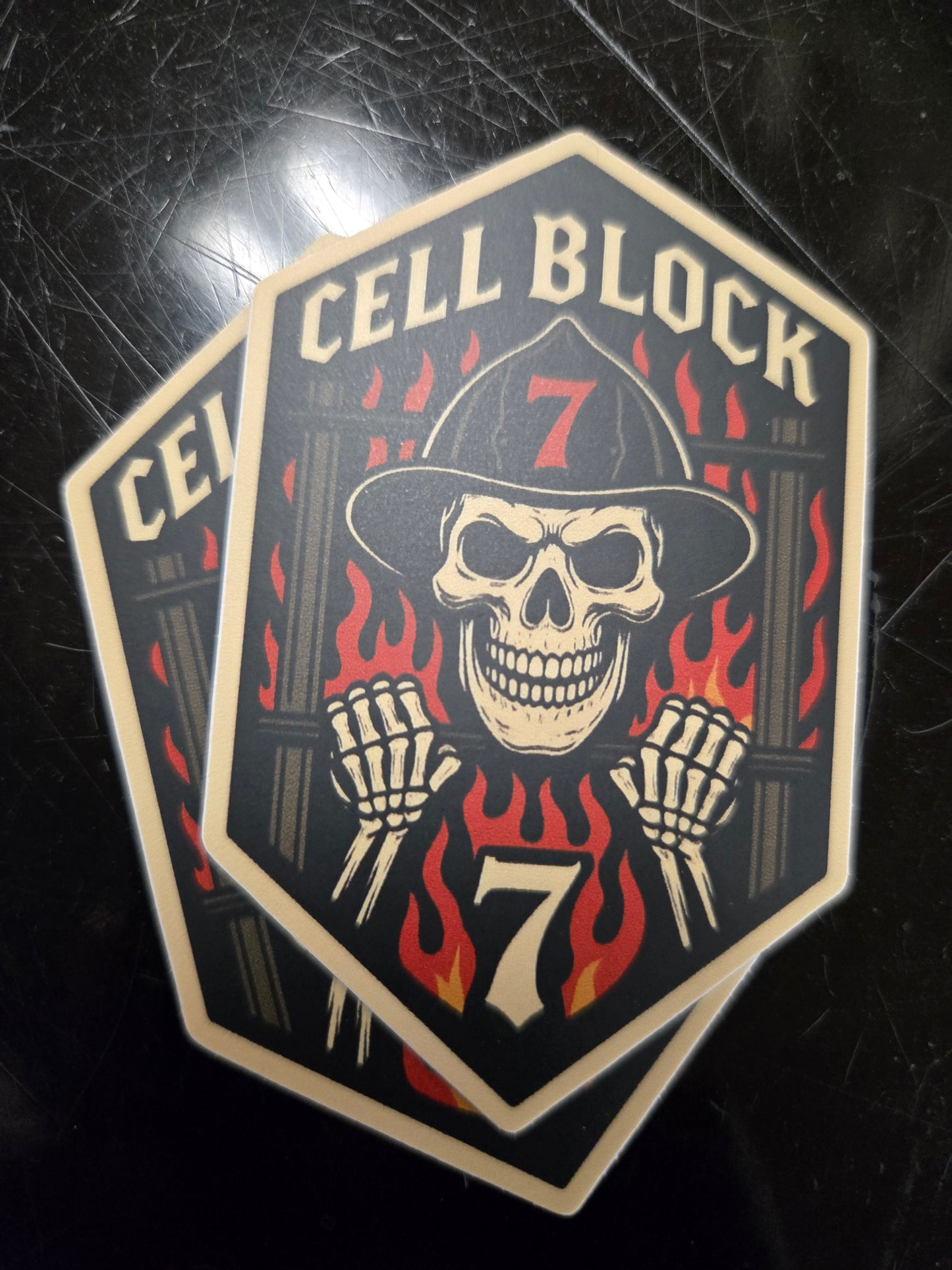 Cell Block 7 Stickers